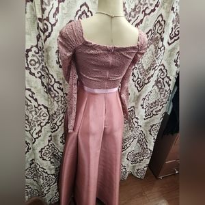 Forever long pale pink gown